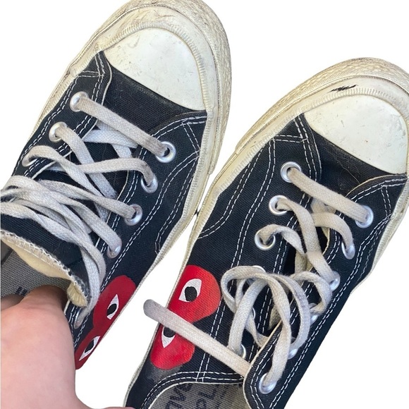Commes Des Garçons Converse Low Sneakers Size 7 - Picture 15 of 15